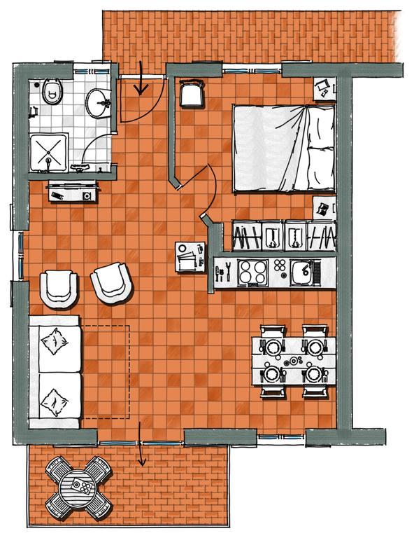 Casa Paola Appartement Vesta Buitenkant foto